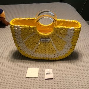 Kate spade lemon medium size purse